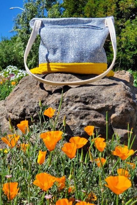 Blue Marbled, Orange Curduroy, Textured Purse/Shoulder Bag, Zipper pocket, interior pocket, Zipper top, Spring Style, Bird Pattern Lining